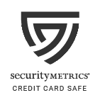 SecurityMetrics card safe certification logo